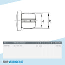 Stopfen Metall 26,9 mm | technische Zeichnung | Rohrverbinder | Schnelle Lieferung | Rohr-verbinder.de