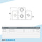 Wandhalter Schwerlast horizontal 42,4 mm | technische Zeichnung | Rohrverbinder | Schnelle Lieferung | Rohr-verbinder.de