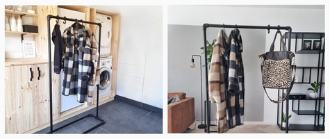 DIY: Kleiderständer aus Stahlrohren in 5 Schritten