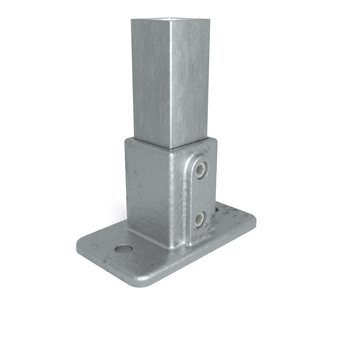 Fußplatte rechteckig 40 mm quadratisch