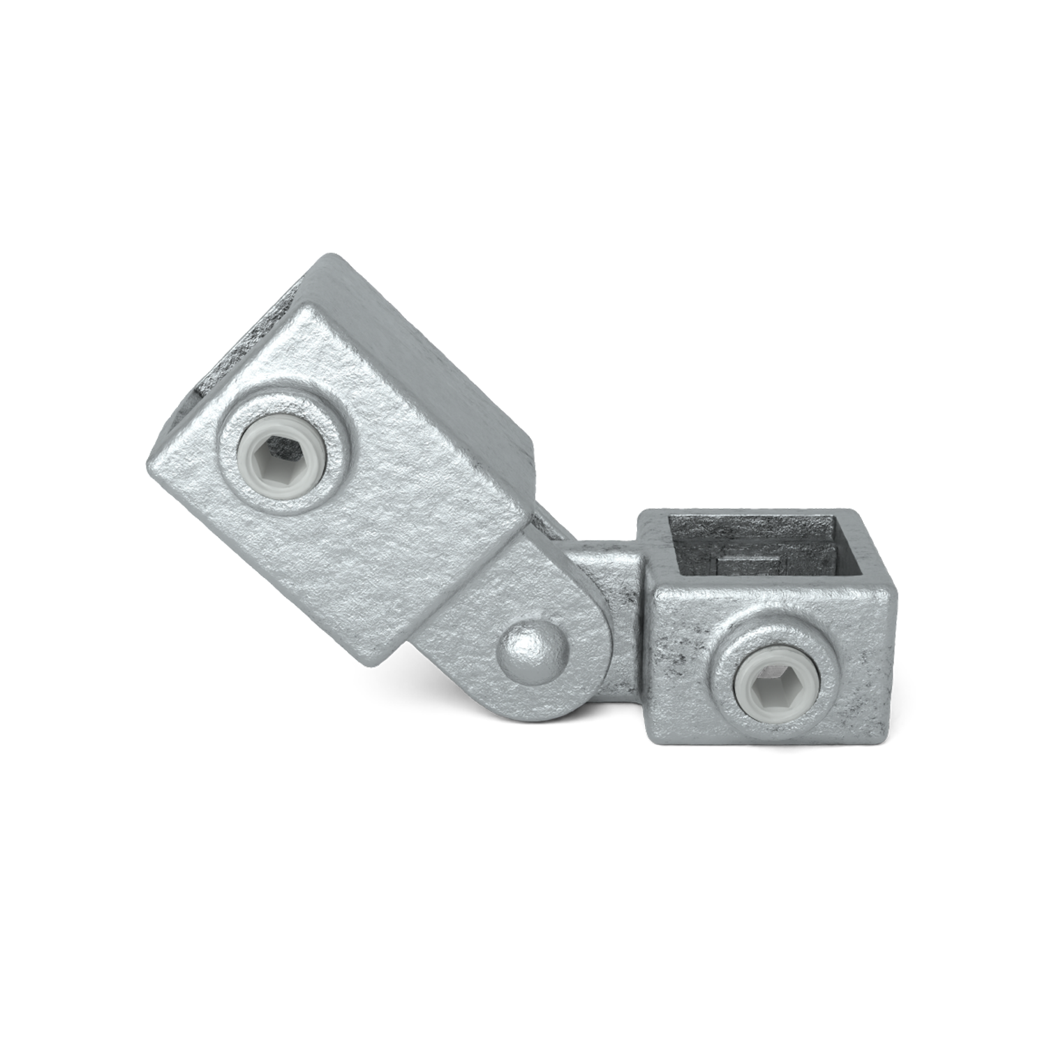 Gelenkstück einfach 25 mm quadratisch