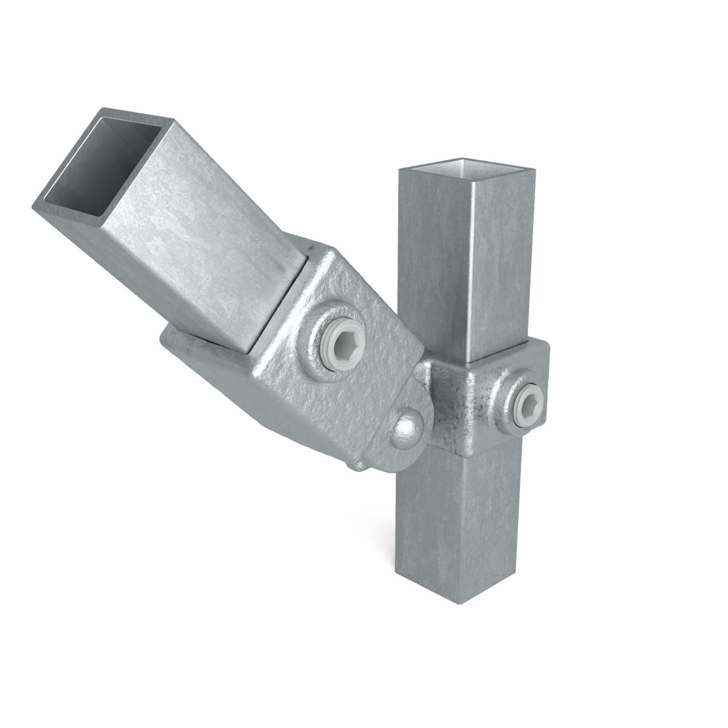 Gelenkstück einfach 25 mm quadratisch