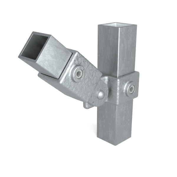 Gelenkstück einfach 40 mm quadratisch