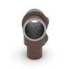 T-Stück kurz vintage 26,9 mm