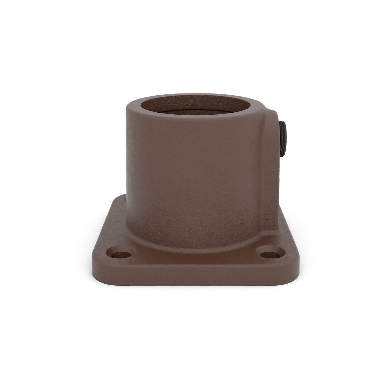 Fußplatte quadratisch vintage 33,7 mm