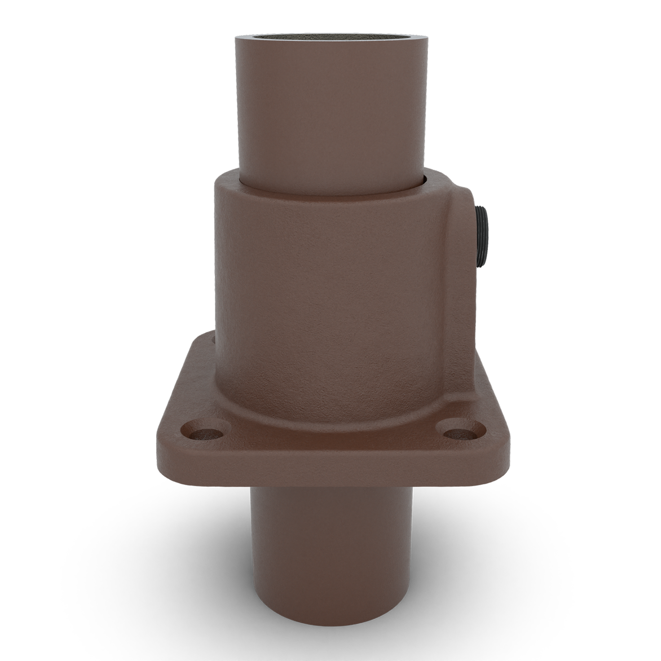 Fußplatte quadratisch vintage 33,7 mm