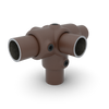 T-Stück für Stützrohr vintage 26,9 mm