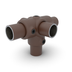 T-Stück für Stützrohr vintage 33,7 mm