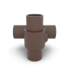 Kreuzstück 90º vintage 33,7 mm