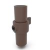 Ösenteil mit Einzellasche vintage 33,7 mm