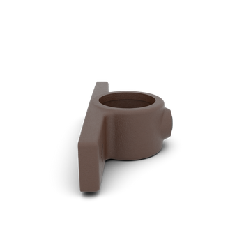 Ösenteil mit Doppellasche vintage 33,7 mm