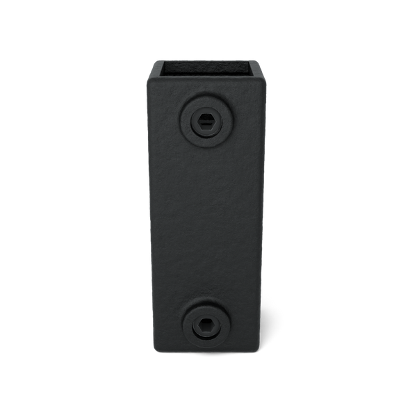 Verlängerungsstück schwarz 40 mm quadratisch