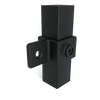Gelenkauge schwarz 40 mm quadratisch
