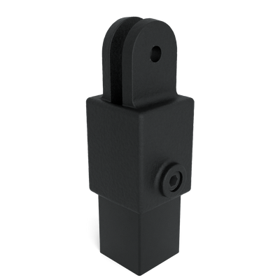 Gelenhalter schwarz 40 mm quadratisch