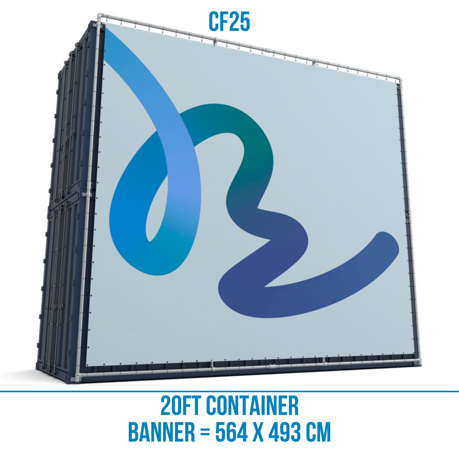 Doppelter Containerrahmen gestapelte 20ft Container - lange Seite (25)