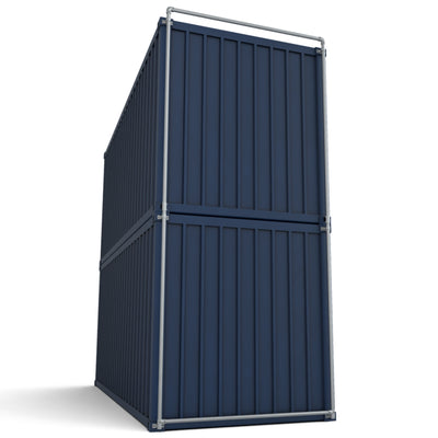 Doppelter Containerrahmen gestapelte 20ft Container - kurze Seite (27)