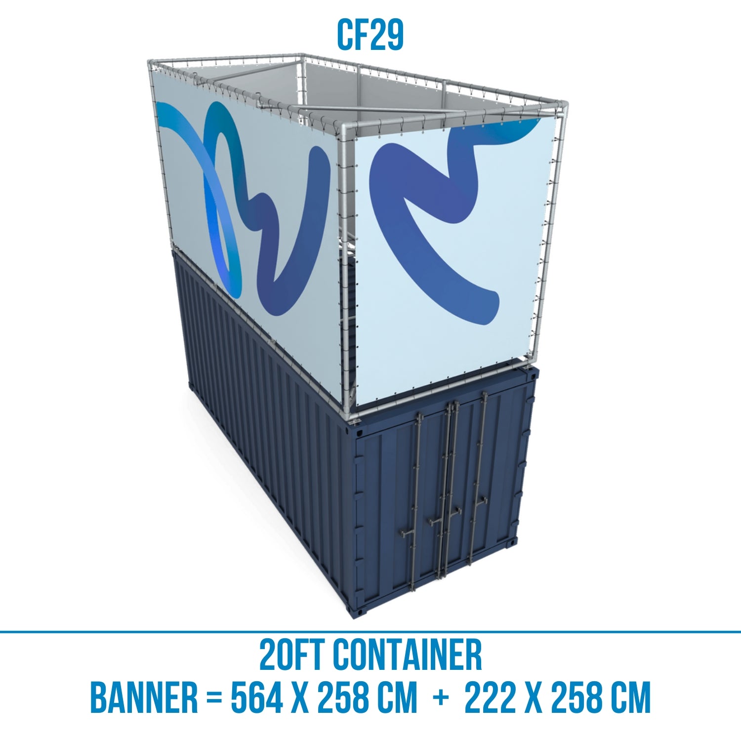 Containerrahmen Oberseite 20ft Container - rundum, 4 Seiten (29)