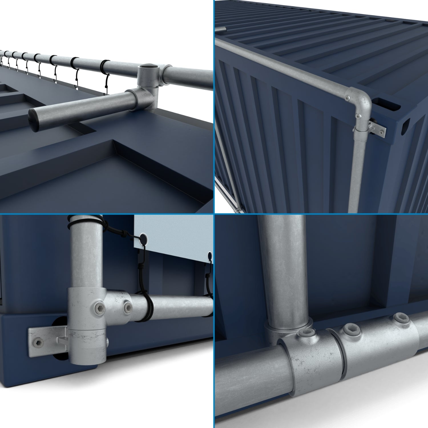 Extra langer Containerrahmen lange Seite 40ft Container (42)