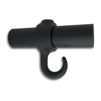 Stellring mit Haken schwarz 33,7 mm