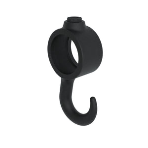 Kleiderhaken schwarz 48,3 mm