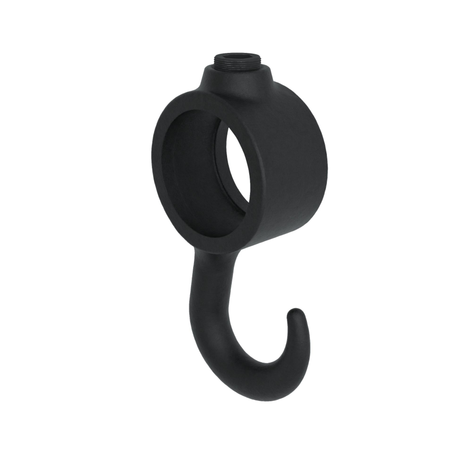 Kleiderhaken schwarz 33,7 mm