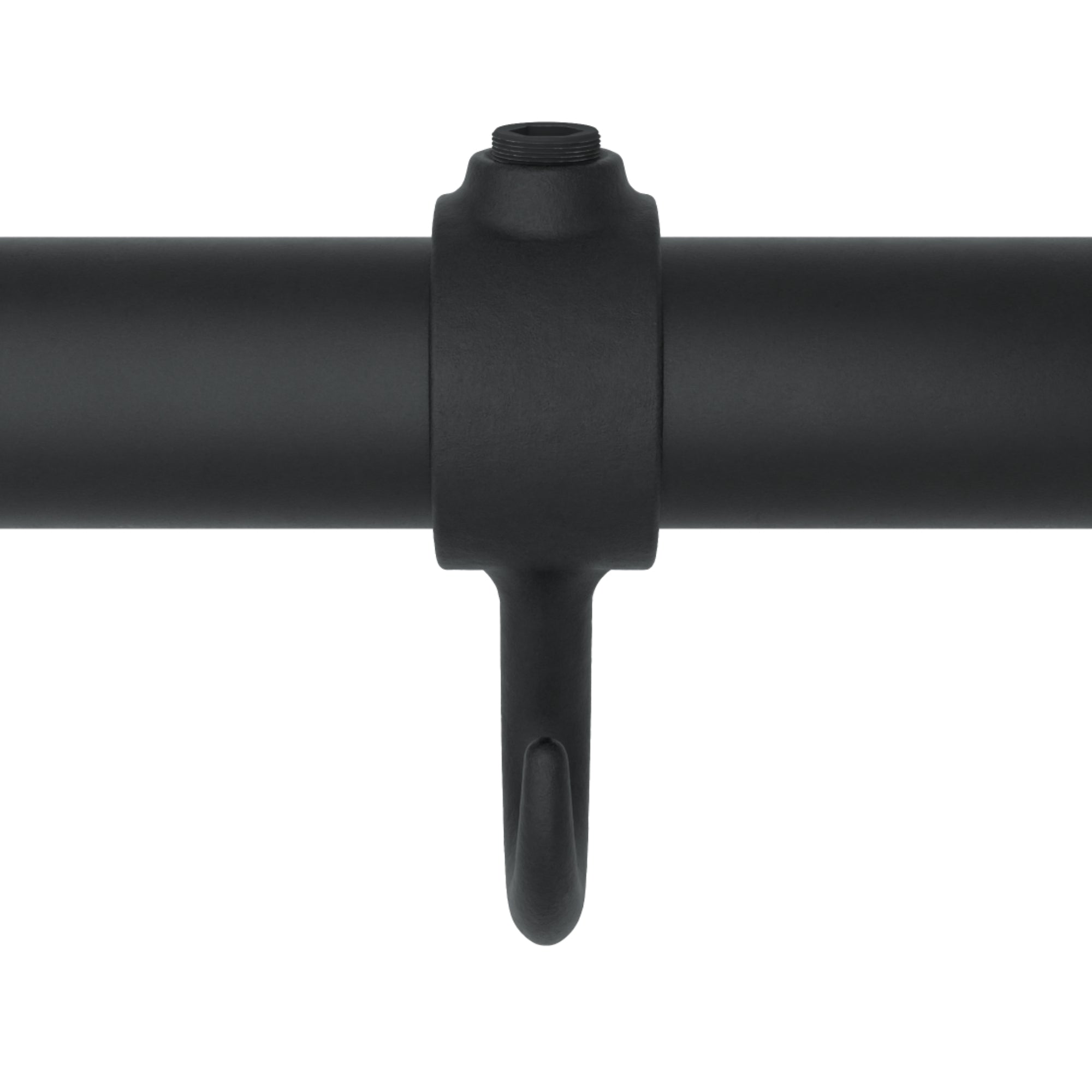 Kleiderhaken schwarz 21,3 mm