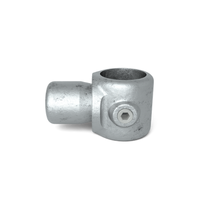 Rohrverbinder T-Stück innenseitig drehbar 33,7 mm - Vorderansicht Rohrverbinder (Rohr-verbinder.de)