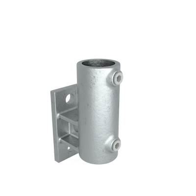 Rohrverbinder Wandhalter vertikal 33,7 mm - Vorderansicht Rohrverbinder (Rohr-verbinder.de)