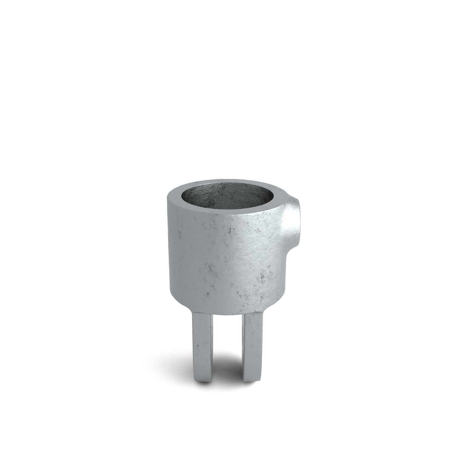 Rohrverbinder Gelenkhalter 33,7 mm - Seitenansicht Rohrverbinder (Rohr-verbinder.de)
