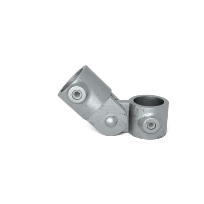 Rohrverbinder Gelenkstück einfach 42,4 mm - Vorderansicht Rohrverbinder (Rohr-verbinder.de)