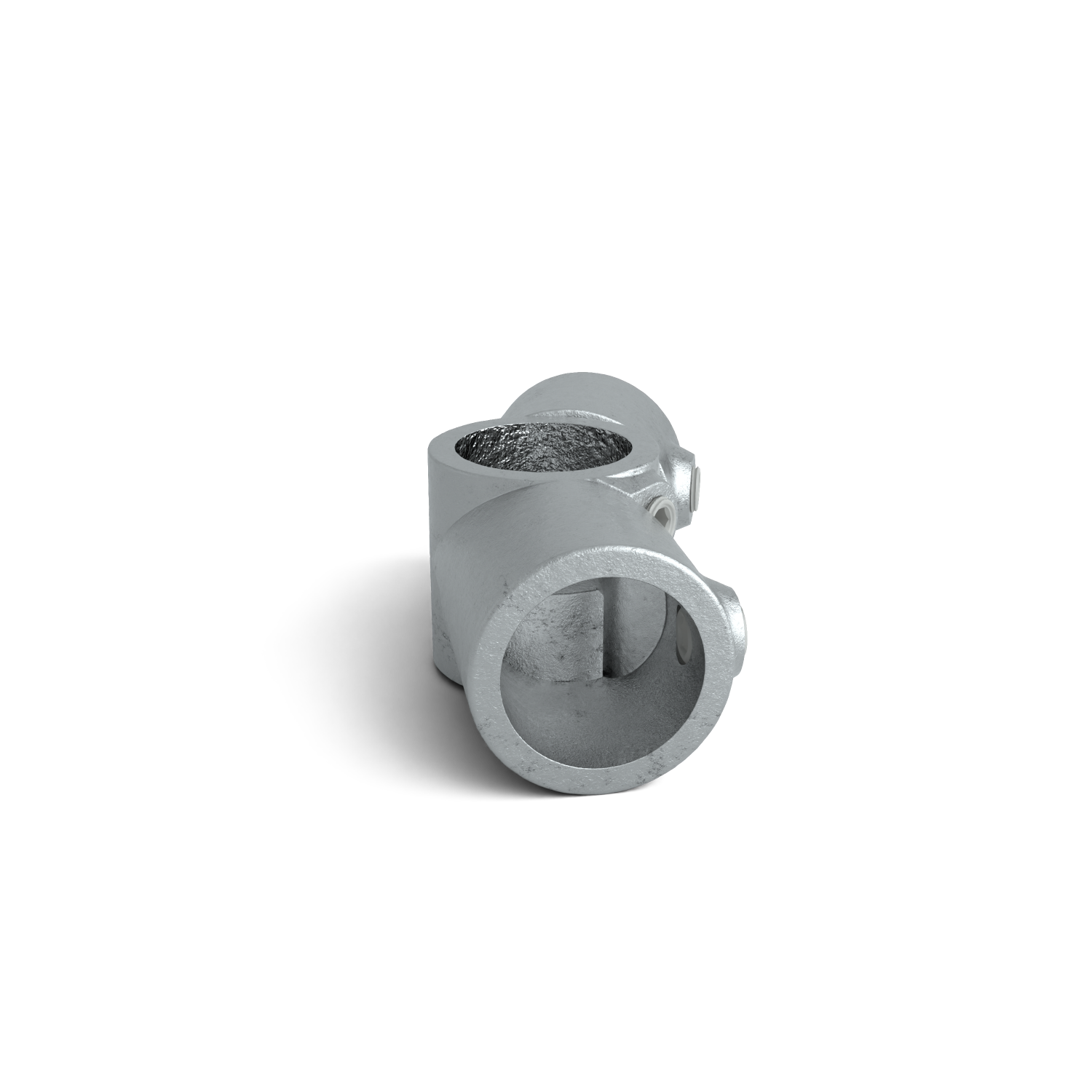 Rohrverbinder Winkelgelenk verstellbar 26,9 mm - 1 Stück - Seitenansicht Rohrverbinder (Rohr-verbinder.de)