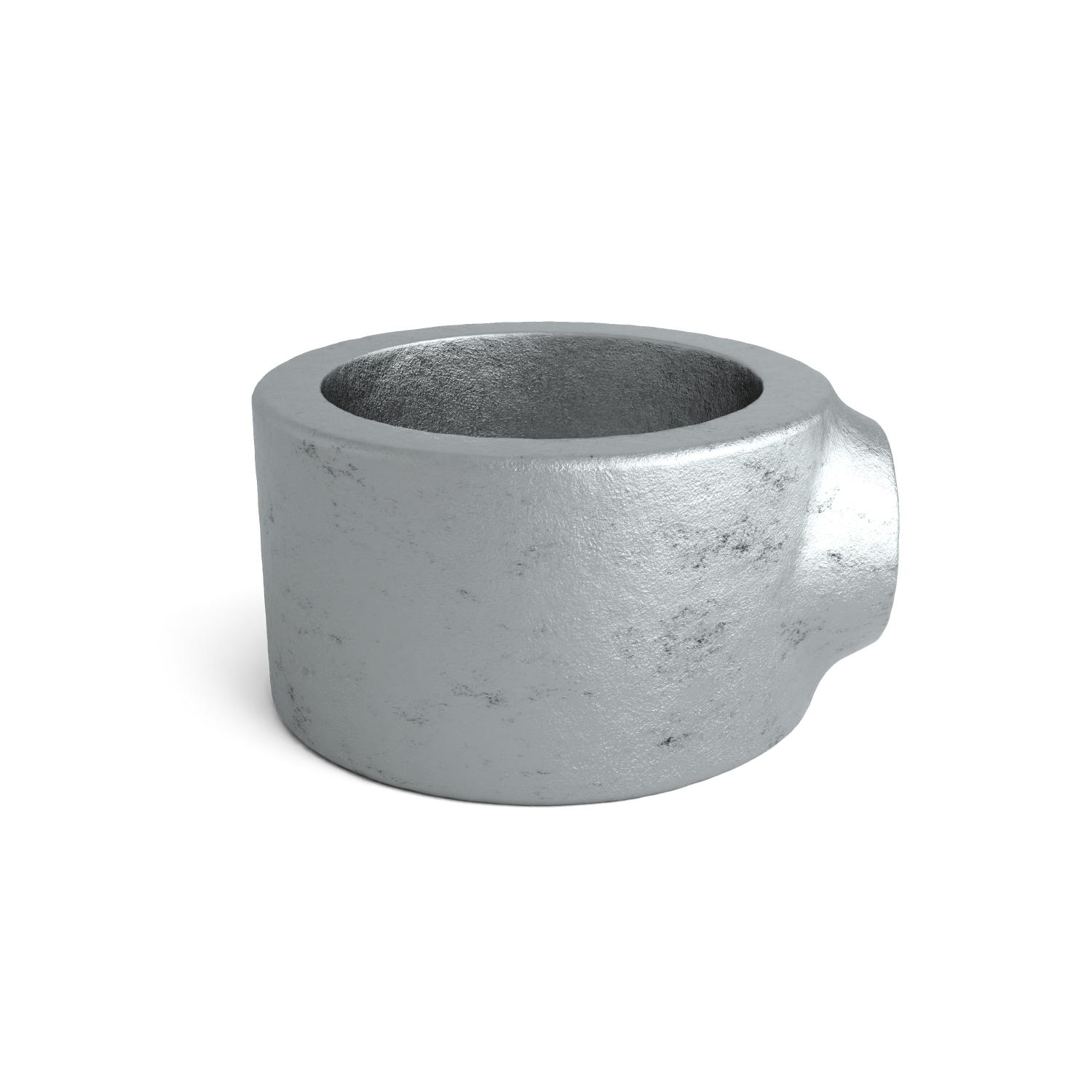 Rohrverbinder Stellring 26,9 mm - Seitenansicht Rohrverbinder (Rohr-verbinder.de)