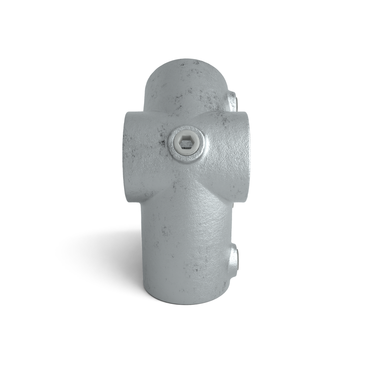 Rohrverbinder Traufenstück 26,9 mm - Seitenansicht Rohrverbinder (Rohr-verbinder.de)