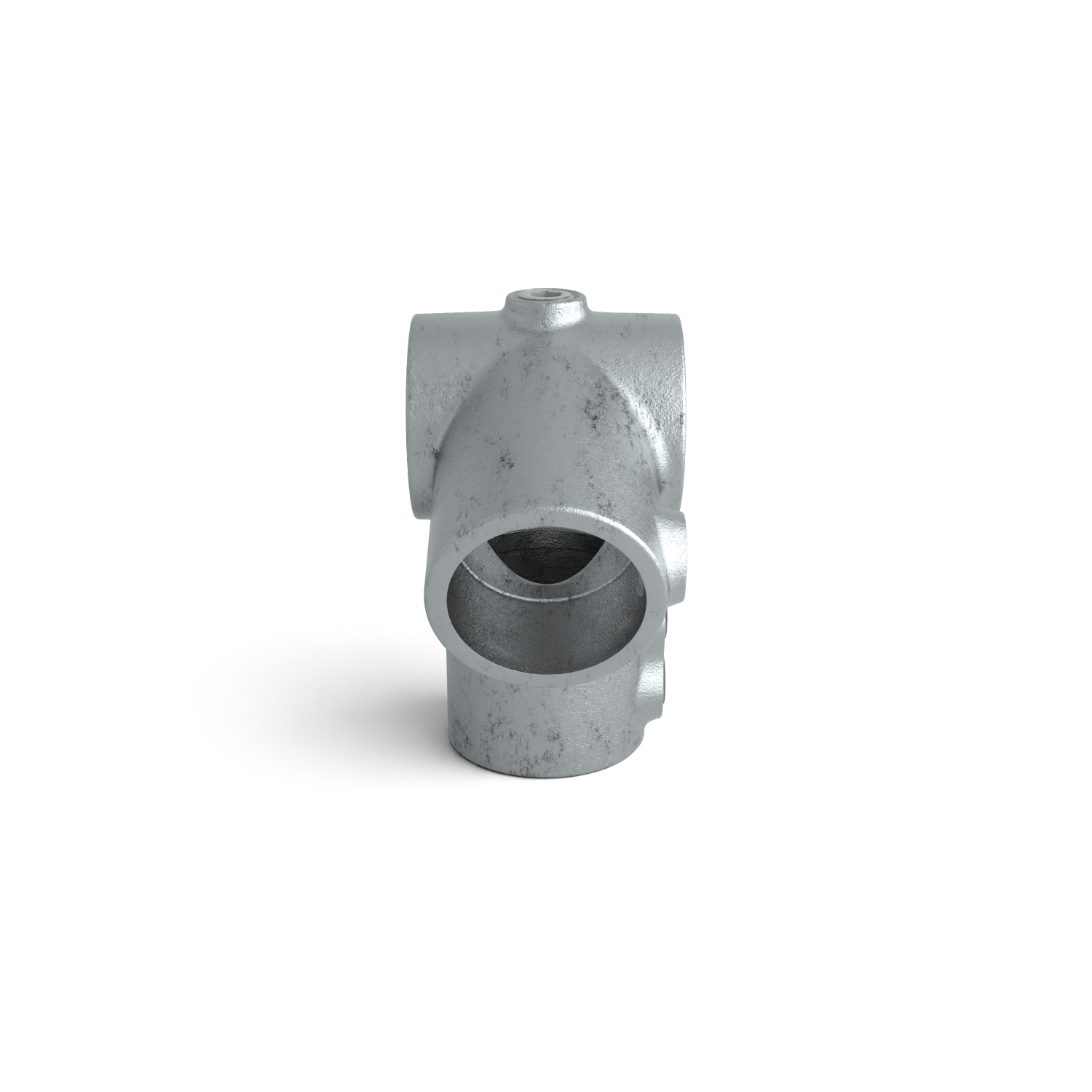 Rohrverbinder Traufentopstück 26,9 mm - Seitenansicht Rohrverbinder (Rohr-verbinder.de)