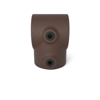 Rohrverbinder T-Stück kurz vintage 26,9 mm - Vorderansicht Rohrverbinder (Rohr-verbinder.de)