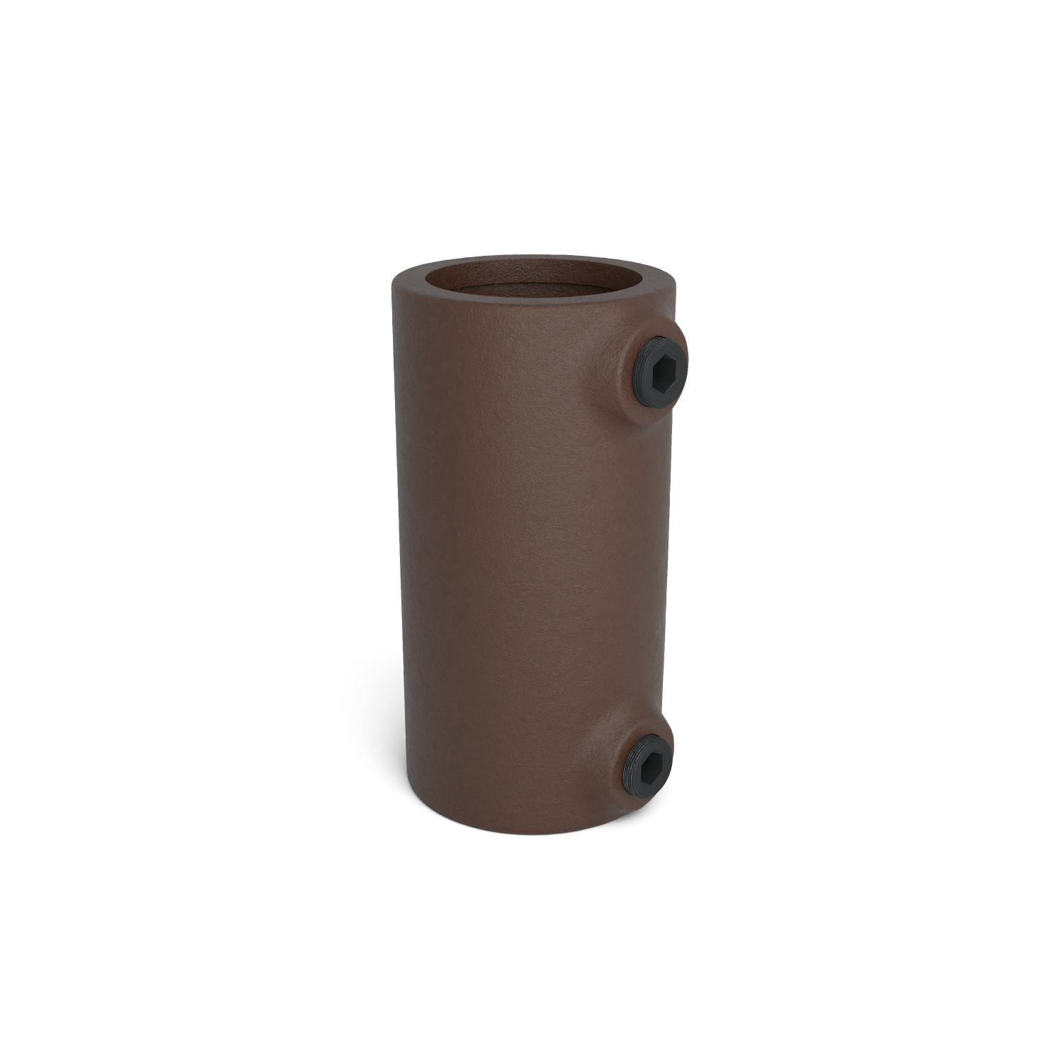 Rohrverbinder Verlängerungsstück vintage 33,7 mm - Schrägansicht Rohrverbinder (Rohr-verbinder.de)