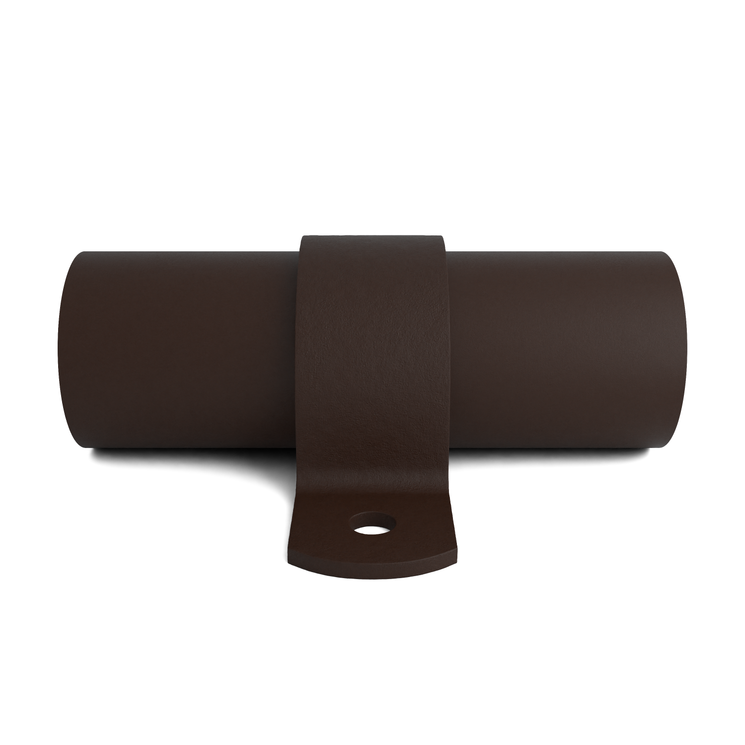 Rohrverbinder Rohrschelle vintage 33,7 mm - Seitenansicht mit Rohren (Rohr-verbinder.de)