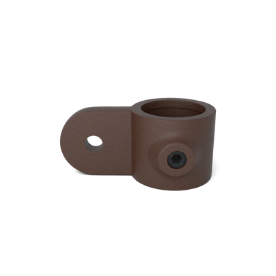 Rohrverbinder Gelenkauge vintage 33,7 mm - Vorderansicht Rohrverbinder (Rohr-verbinder.de)