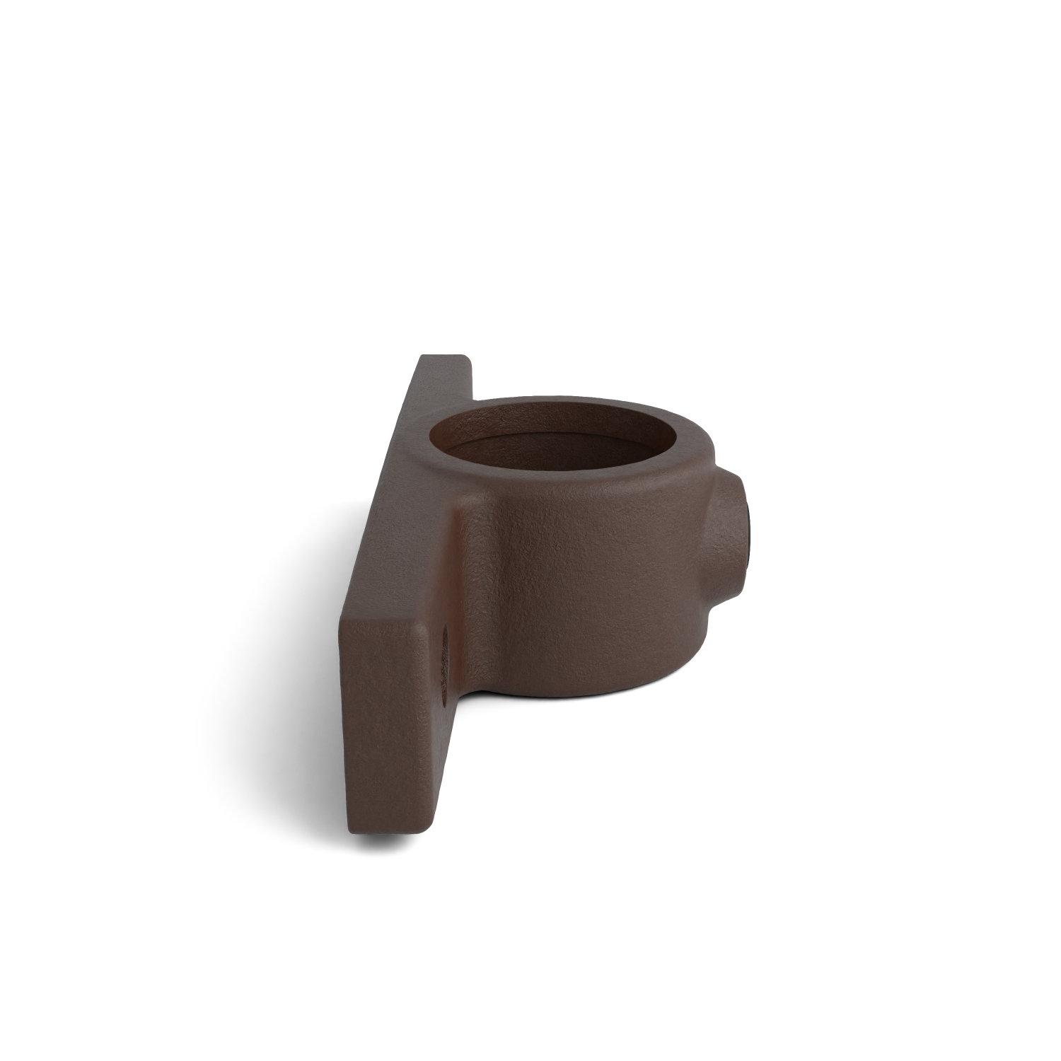 Rohrverbinder Ösenteil mit Doppellasche vintage 33,7 mm - Seitenansicht Rohrverbinder (Rohr-verbinder.de)
