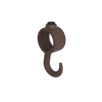 Rohrverbinder Kleiderhaken vintage 26,9 mm - Vorderansicht Rohrverbinder (Rohr-verbinder.de)