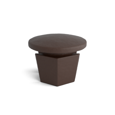 Rohrverbinder Stopfen Metall vintage 33,7 mm - Vorderansicht Rohrverbinder (Rohr-verbinder.de)