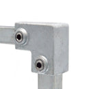 Bogen 90º 25 mm quadratisch | Rohrverbinder | das größte Angebot an Rohrverbindern | Rohr-verbinder.de