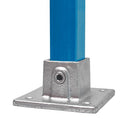 Fußplatte 40 mm quadratisch | Rohrverbinder | das größte Angebot an Rohrverbindern | Rohr-verbinder.de