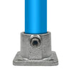 Fußplatte quadratisch 21,3 mm | Rohrverbinder | das größte Angebot an Rohrverbindern | Rohr-verbinder.de
