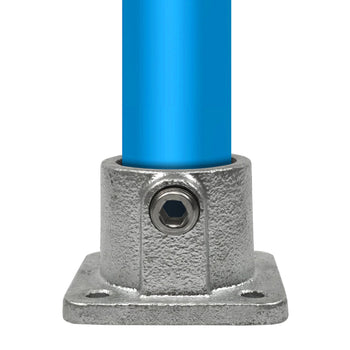 Fußplatte quadratisch 60,3 mm | Rohrverbinder | das größte Angebot an Rohrverbindern | Rohr-verbinder.de