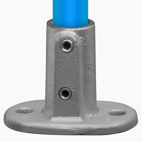 Fußplatte oval 60,3 mm | Rohrverbinder | das größte Angebot an Rohrverbindern | Rohr-verbinder.de