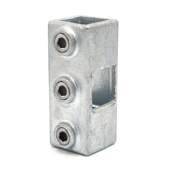 Kreuzstück in 1 Ebene 25 mm quadratisch | Rohrverbinder | das größte Angebot an Rohrverbindern | Rohr-verbinder.de