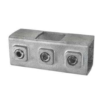 Kreuzstück in 1 Ebene 40 mm quadratisch | Rohrverbinder.de | der Spezialist für Rohrverbindern
