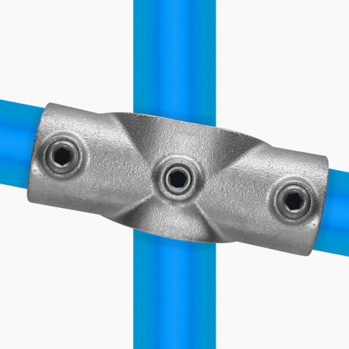 Kreuzstück in 1 Ebene 0 – 11º 48,3 mm | Rohrverbinder | das größte Angebot an Rohrverbindern | Rohr-verbinder.de
