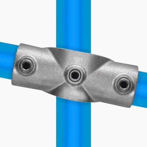 Kreuzstück in 1 Ebene 0 – 11º 42,4 mm | Rohrverbinder | das größte Angebot an Rohrverbindern | Rohr-verbinder.de